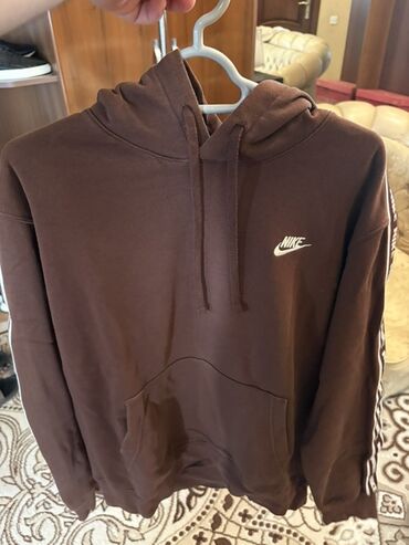 Рубашки: Мужской спортивный костюм, Nike, XL, цвет - Коричневый