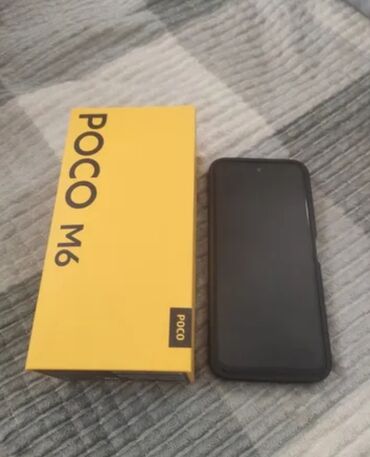 купить ноутбук в бишкеке бу: Poco M6, Б/у, 128 ГБ, цвет - Черный, 2 SIM