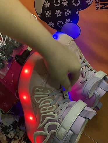 Кроссовки и спортивная обувь: Светящиеся кеды для детей/Ролики 🛼подростков! Удобные подходит по 37 — 2