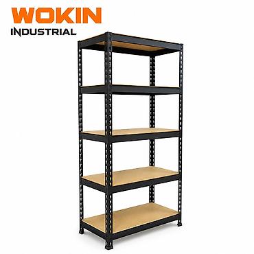№: 5978 Məhsulun adı: Stellaj Wokin W945221, 90x40x210 sm Brend: Wokin