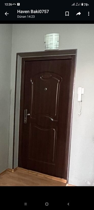 işlənmiş seyf qapi: Seyf Qapı 2*10uzunu 96 eni təzədir heçbir problemi yoxdur.Qiymeti 170