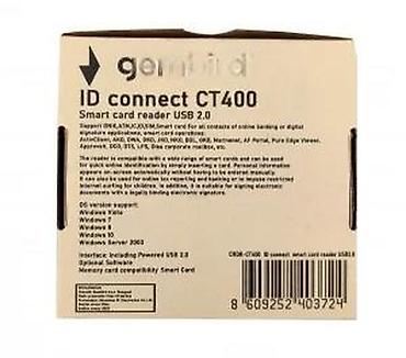 Druga oprema za računare i laptopove: Gembird ID connect CT400 – čitač pametnih kartica (USB 2.0) - Tip — 9