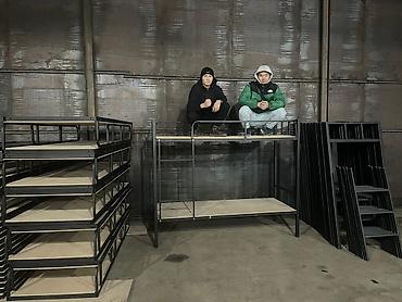 двухъярусные: Двухъярусная кровать металлические по доступной цене! Прочные — 6