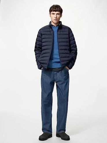 вещи на вес: Мужская куртка, 3XL, Uniqlo, Новый, цвет - Синий, Бесплатная доставка — 4