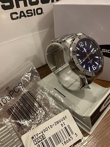 irsad saat: Casio MTP-VD01D-2BVUDF kişi qol saatı - Mexanizm: Kvars (batareya — 3