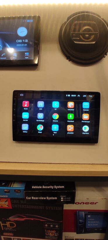 Maqnitolalar: Üstdən çıxma 10 inc Android monitor, yaxşı vəziyyətdədir heç bir