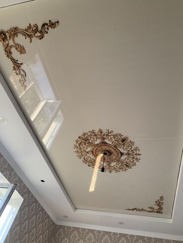 Натяжной потолок: Натяжной потолок Глянцевое, Матовое, 3D потолки Гарантия, Бесплатная консультация, Бесплатный замер — 19