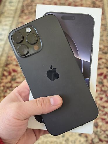 чехол tecno spark slim: IPhone 16 Pro Max, Б/у, 256 ГБ, Black Titanium, Коробка, 89 % — 2