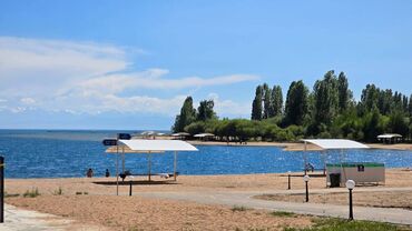 однокомнатная квартира на длительный срок: Квартира, ЦО Chaika Resort, Сары-Ой, Детская площадка, Парковка, стоянка, Охраняемая территория