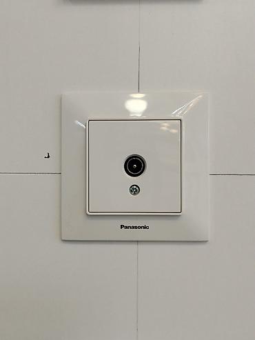 Коаксиальные кабели: Розетка, Panasonic, Встроенные, 1 гнездо — 1