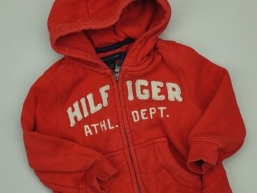 pomarańczowy sweterek: Sweatshirt, Tommy Hilfiger, 1.5-2 years, 86-92 cm, condition - Fair