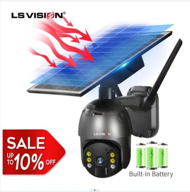 Videomüşahidə: Simsiz 4G sim kartl Solar ptz kamera 360° 3mp/2K ✅️--Yaddaṣ karti