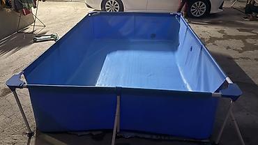 ice bath: Каркасный бассейн Bestway Steel Pro, прямоугольный Размер: 2/3метр — 3