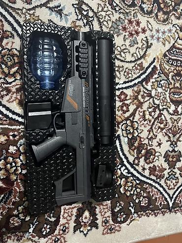 детская колонка с микрофоном: Игрушечный автомат Barrett J-SHOT (электрический гелевый бластер) — 2