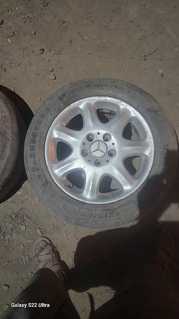 Диски: Литые Диски R 16 Mercedes-Benz, Комплект, отверстий - 4, Б/у — 2