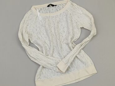 białe bluzki z długim rękawem reserved: Bluzka Damska, New Look, S, stan - Dobry