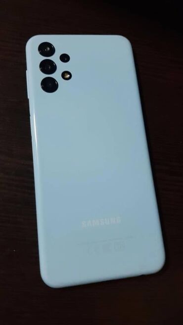 samsun not 10: Samsung Galaxy A13, Б/у, 32 ГБ, цвет - Голубой, 2 SIM