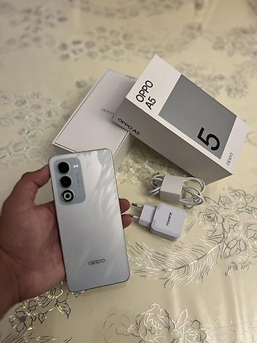 data modem sim card: Oppo A5, 128 GB, rəng - Gümüşü, Barmaq izi, İki sim kartlı, Face ID — 4