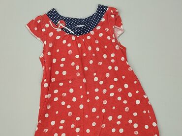 sukienka czerwona w groszki: Sukienka, 1.5-2 lat, 86-92 cm, stan - Zadowalający
