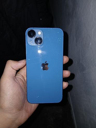 IPhone 13, Новый, 128 ГБ, Синий, Зарядное устройство, Защитное стекло, Чехол, 87 %