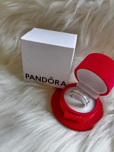 Prstenje: Pandora prsten Veličina 7 i 8 Cena:2100din Dobija se sa pandora — 2