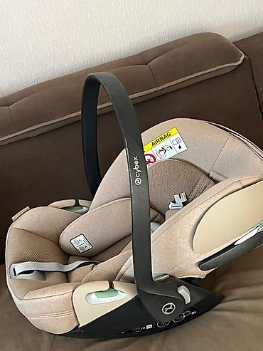 cybex автокресло: Автокресло, цвет - Бежевый, Б/у — 1