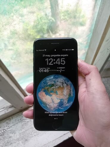 iphone batareya: IPhone SE 2020, 128 ГБ, Черный, Отпечаток пальца