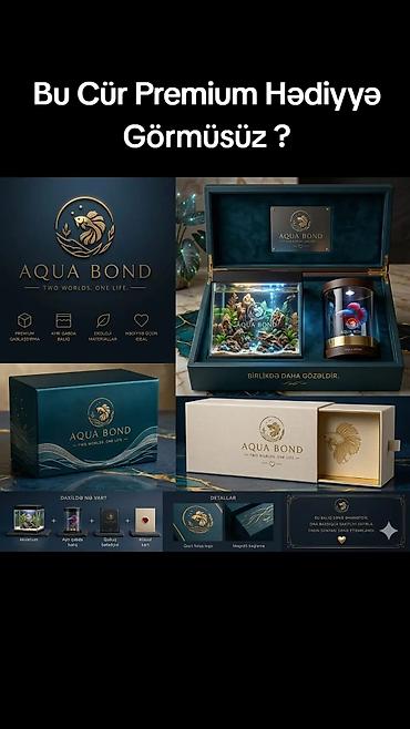 hədiyyə kartı: Aqua Bond – Two Worlds. One Life. Premium hədiyyə dəsti: zərif — 1