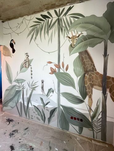 Декоративная роспись: Роспись стен детской, детского сада школ Оживим детскую комнату — 3