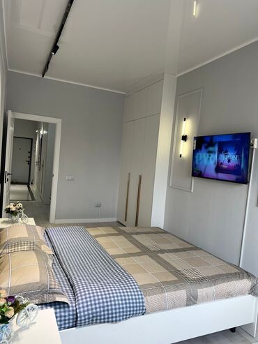 Посуточная аренда квартир: 2 комнаты, Душевая кабина, Постельное белье, Кондиционер — 9