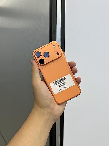 dji pro: IPhone 17 Pro, Б/у, 256 ГБ, Оранжевый, Защитное стекло, Чехол, В рассрочку, 95 % — 1