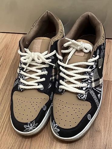 nike dunk: Nike Dunk Low Travis Scott model krossovkalardır. Tam ideal vəziyyətdə — 4