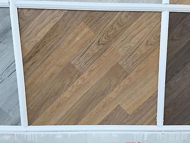 Vinil döşəmə örtüyü – parket görünüşlü, “balıqqulağı” (herringbone)