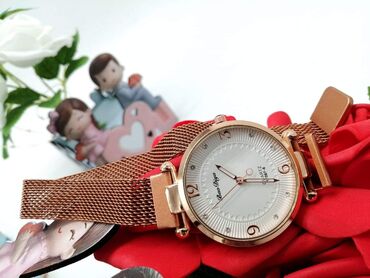 Ručni satovi: 1400din Prelep interesantan i praktican zenski sat sa kopcanjem na — 3