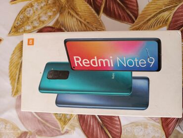 redmi note 12 ikinci el: Xiaomi Redmi Note 9, 128 GB, rəng - Mavi, 
 Barmaq izi