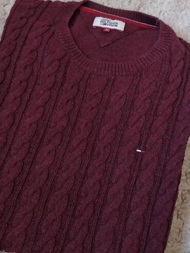 Džemperi: Tommy Hilfiger muški pamučni džemper vel. M Atraktivni originalni — 6