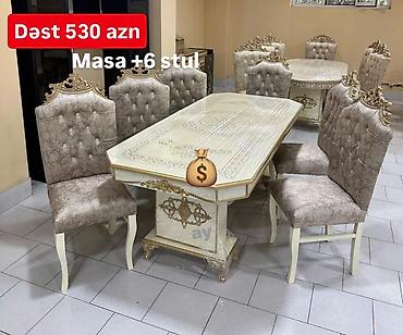 stol stul satisi: Masa desti rəng seçimi var — 1