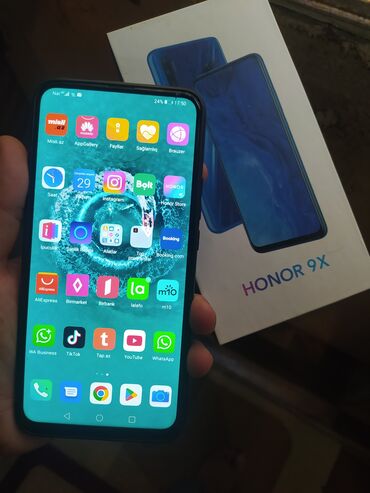 Honor: Honor 9X, 128 GB, rəng - Qara, Barmaq izi