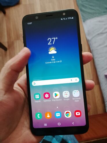 samsung a80 qiymeti irşad: Samsung Galaxy A6 Plus, 32 ГБ, цвет - Черный, Сенсорный, Отпечаток пальца, Две SIM карты