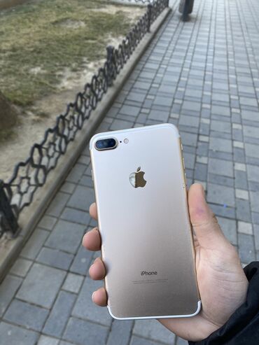 100 manata yeni telefonlar: IPhone 7 Plus, 256 GB, Qızılı, Barmaq izi