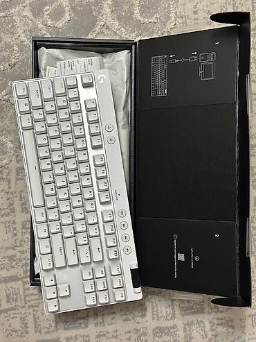 aula sc580: Клавиатура, Logitech, Механическая, Проводное подключение, Размер: 80% — 2