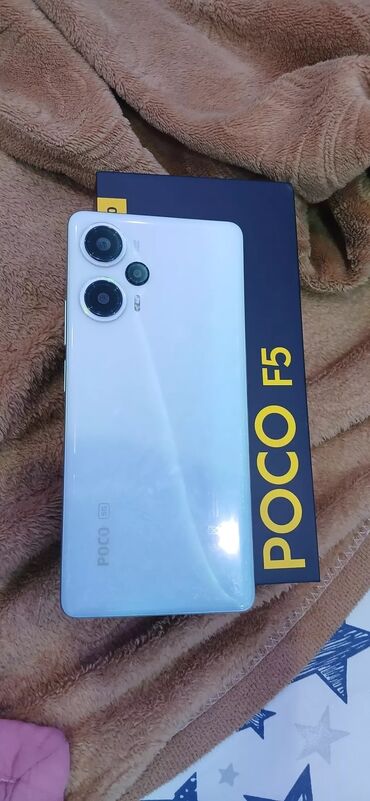 yeni ucuz telefonlar: Poco F5, 256 GB, rəng - Ağ, Düyməli, Sensor, Barmaq izi