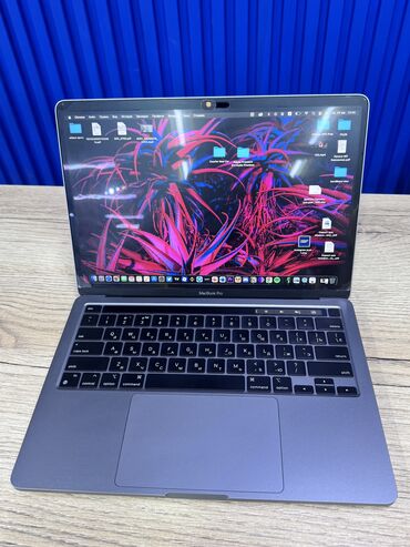 ноутбуе: Ультрабук, Apple, 8 ГБ ОЗУ, Apple M1, 13.3 ", Б/у, Для работы, учебы, память SSD