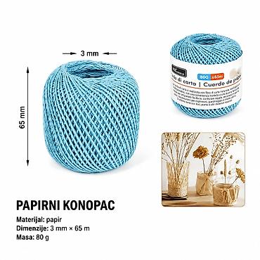 KMT papirna kugla od zlatnih vlakana 80 g – tirkizna (SKU: 2315036