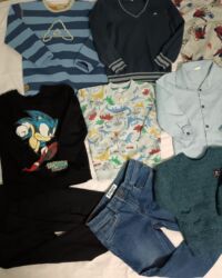 Paketi dečije odeće: Paket: Duksevi, Džemperi, Jakne, Za dečake, uzrast: 5-6 godina — 2