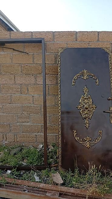 dəmir qapı: Dəmir darvaza qapısı və çərçivəsi - Material: qalın metal/dəmir - — 1