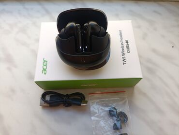 Наушники: Новый Беспроводные (Bluetooth) Наушники, Acer, цвет - Черный