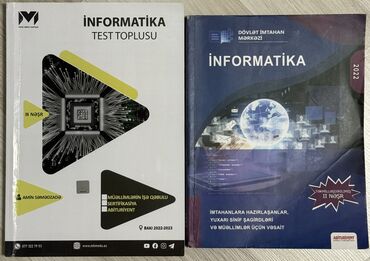 azərbaycan dili test toplusu 2 ci hissə: İnformatika DİM 2022, MHM 2023 Test toplusu Kitablar tam səliqəli