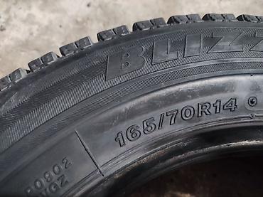bridgestone blizzak: Шины 165 / 70 / R 14, Зима, Б/у, Комплект, Легковые, Япония, Bridgestone — 2
