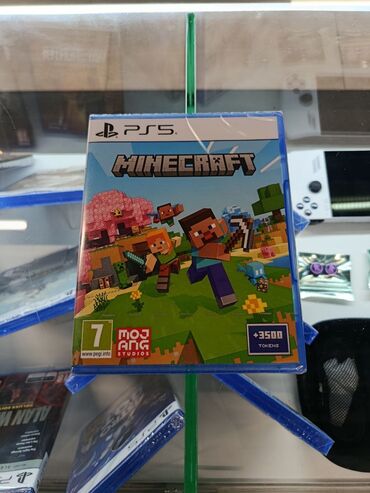 майнкрафт диск: Видеоигра Minecraft для игровой консоли PlayStation 5. Обложка диска